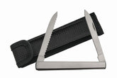 SZCO Supplies 4.5-inch Steel Harvest folding knife with dual stainless blades